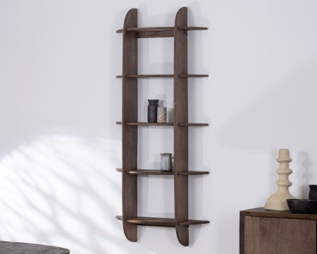 Etagère murale esprit naturel "Flow" 5 niveaux