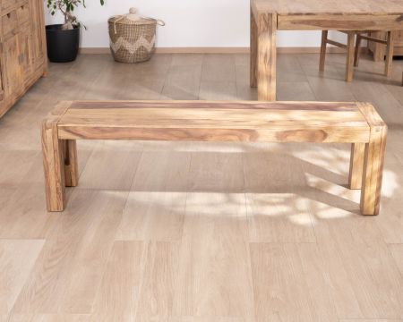 Banc de repas en palissandre "Kalanohé" 160 cm