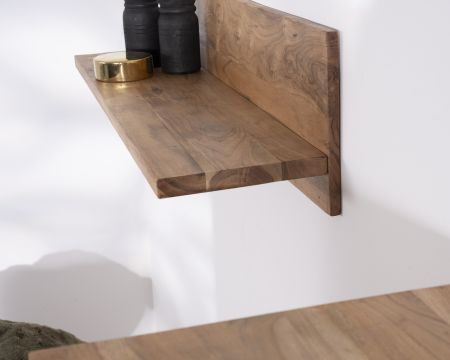 Etagère minimaliste en acacia "Baltik" 100 cm