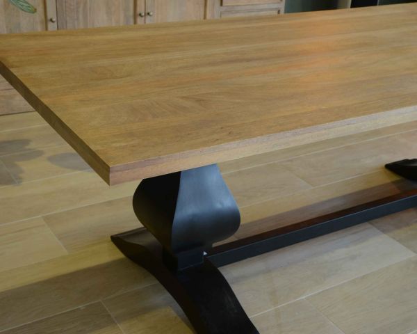 Table Monastere extensible, 10 à 14 personnes, bois massif